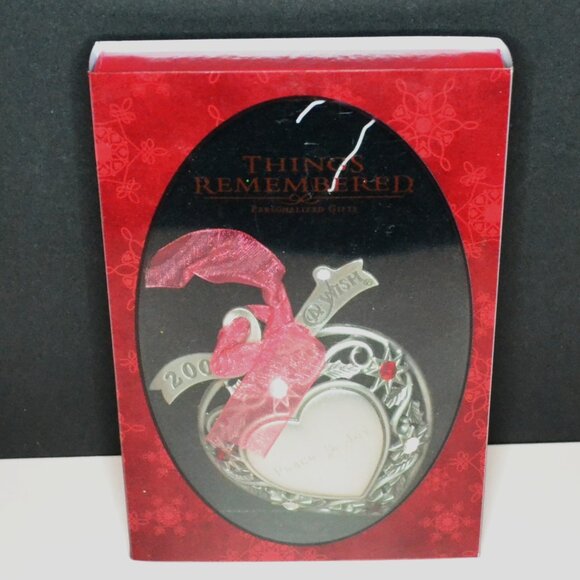 Things Remembered Make A Wish Christmas Ornaments Set Of 4 Pewter Holiday Decor - Picture 8 of 9